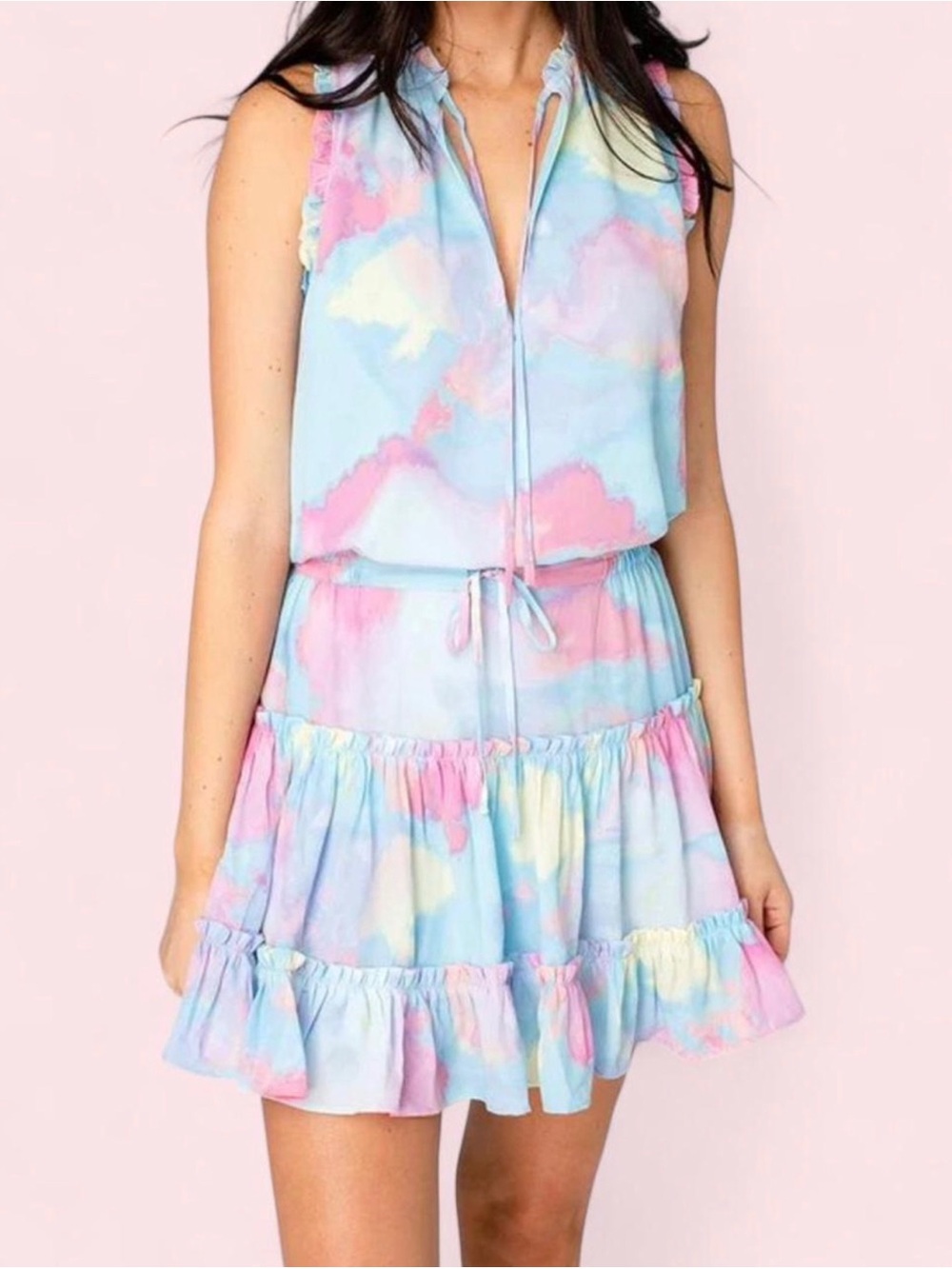 Buddy Love Pastel Tie-Dye Dress